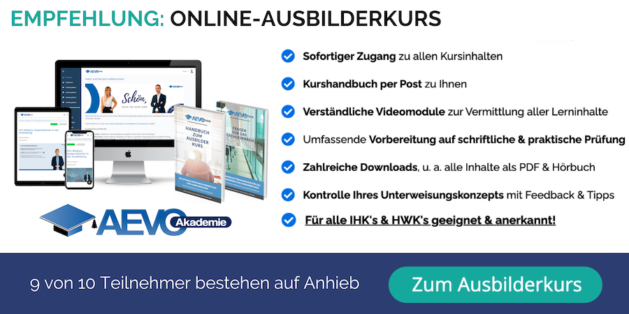 Aevo Praktische Prüfung Beispiele AEVO Prüfung schriftlich Tipps HIER informieren